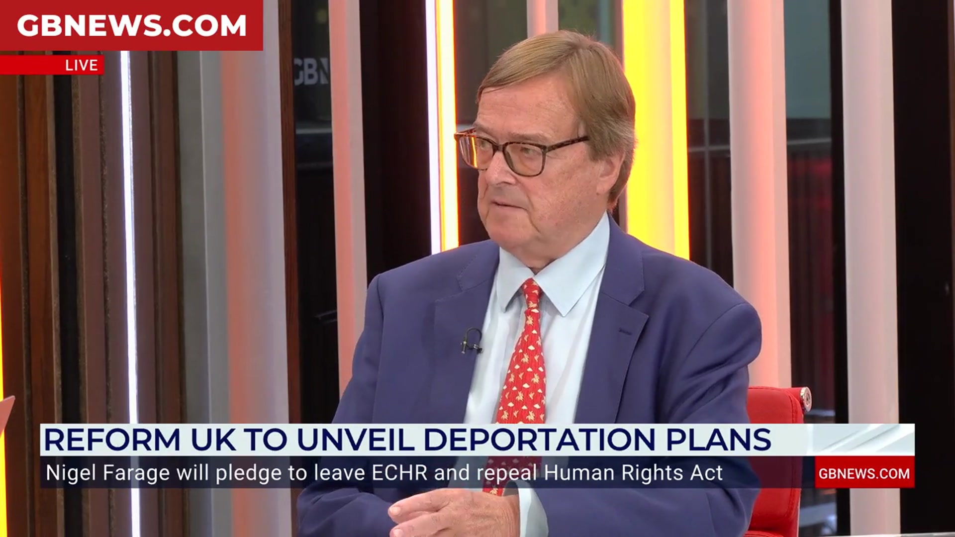 'Video thumbnail for Britain leaving the ECHR is 'essential', Piers Pottinger tells GB News'