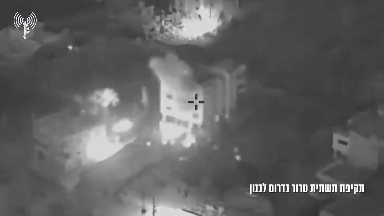Video thumbnail for Lebanon: DF Says Division 146 Struck Hezbollah Weapons Depot and Fighters in Southern Lebanon.