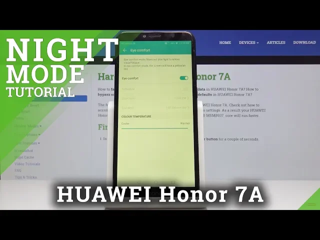 Video thumbnail for How to Activate Eye Comfort in HUAWEI Honor 7A – Blue-light Filter