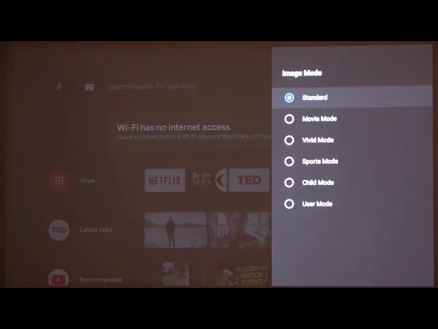 Video thumbnail for How to Adjust Image Mode on XIAOMI Mi Smart Compact Projector – Set Different Color Temperature