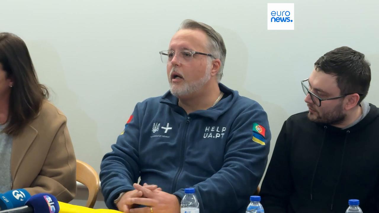 Video thumbnail for Portugal welcomes Ukrainian mothers and children in 'remarkable' civil society initiative