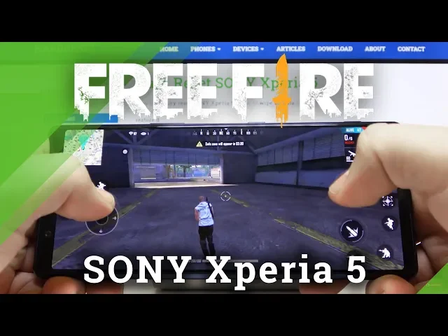 Video thumbnail for Garena Free Fire on SONY Xperia 5 – FPS Checkup / Free Fire GamePlay