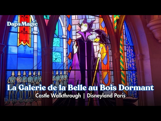 Video thumbnail for La Galerie de la Belle au Bois Dormant Walkthrough | Disneyland Paris 4K