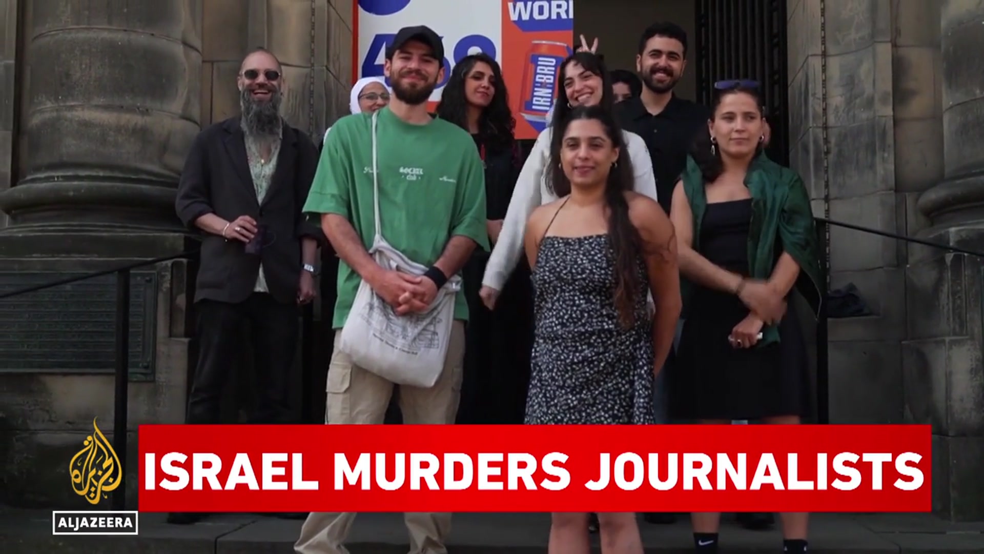 'Video thumbnail for Edinburgh Fringe spotlights Palestinian art in bold showcase'