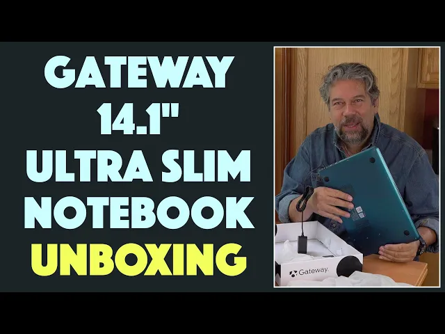 Video thumbnail for Gateway 14.1" Ultra Slim Notebook -- UNBOXING