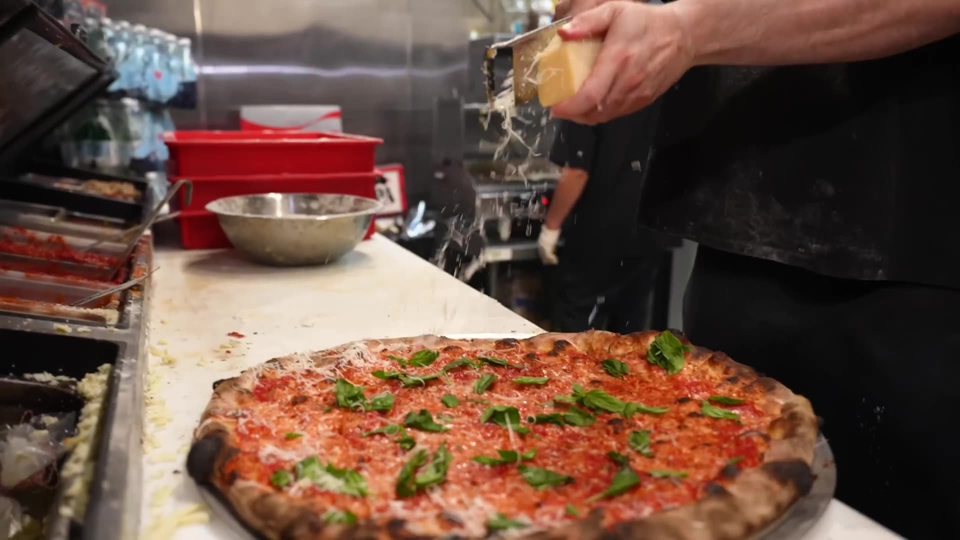 Video thumbnail for The Best Pizza in New York City! (1080p 24fps)
