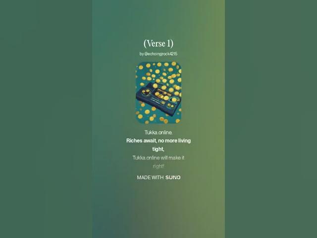 Video thumbnail for Verse 1 8