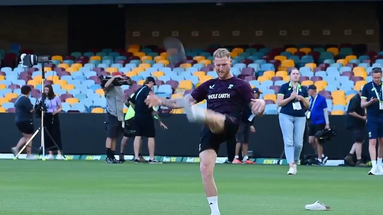 Video thumbnail for England practice at The Gabba ahead of second Ashes Test