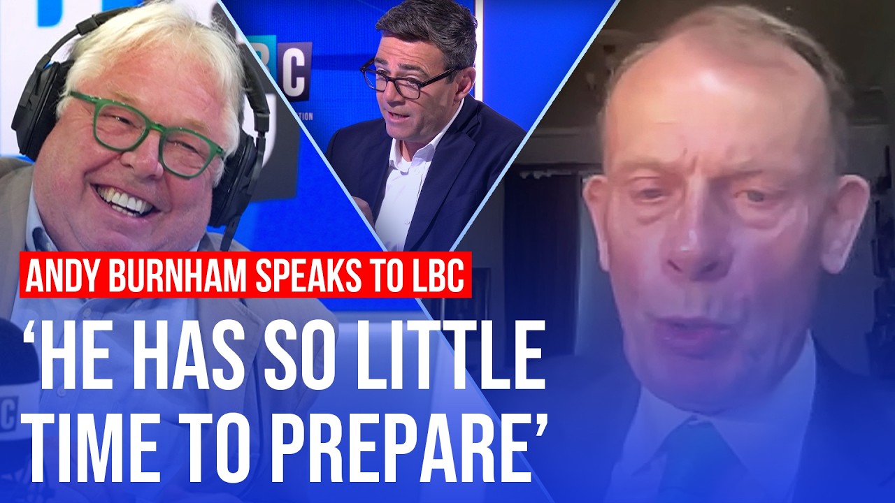 Video thumbnail for What we learned from Andy Burnham's exclusive LBC interview