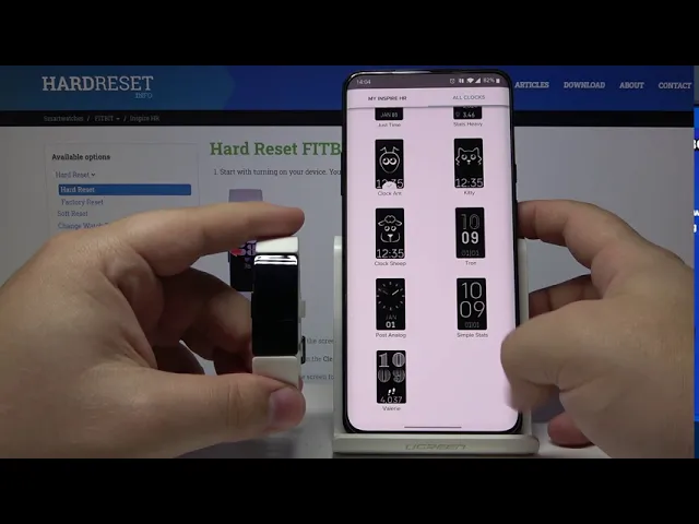 Video thumbnail for How to Change Watch Face in FITBIT Inspire HR - Customize FITBIT Display