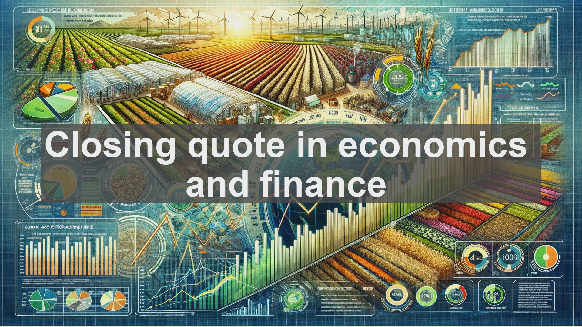 'Video thumbnail for Closing quote in economics and finance'