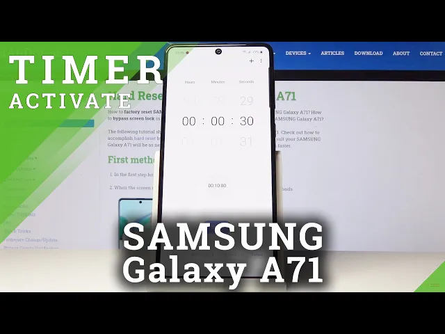 Video thumbnail for How to Activate Timer on Samsung Galaxy A71