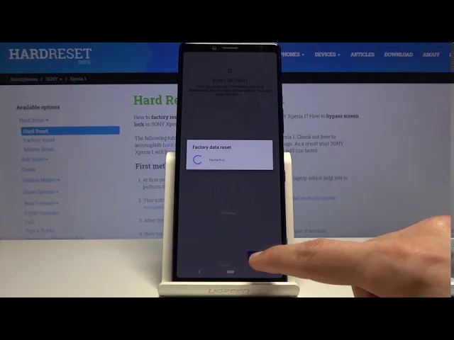 Video thumbnail for How to Factory Reset SONY Xperia 1 – Delete Personal Data & Restore Setting Defaults