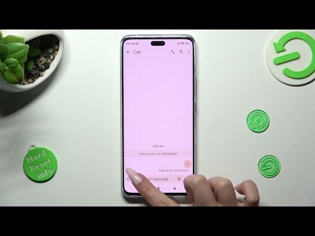 Video thumbnail for How to Add Pictures to Your Text Message on Xiaomi 13 Lite - Add Media to SMS