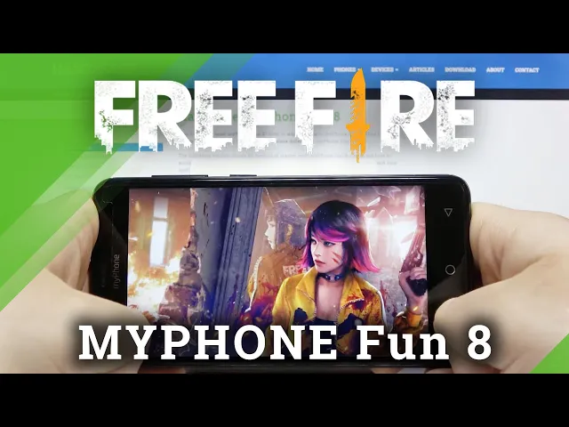 Video thumbnail for Garena Free Fire Gameplay on MYPHONE Fun 8 – Battle Royale Game Performance Test