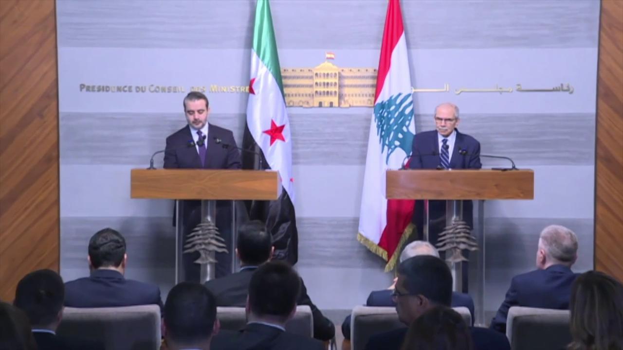 Video thumbnail for Lebanon: Syrian foreign chief says Syria has no intention of military intervention in Lebanon.