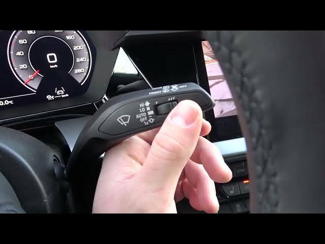 Video thumbnail for How to Enable or Disable Rear Wiper in Audi A3 8Y (2020 - ...) - Use Rear Wiper
