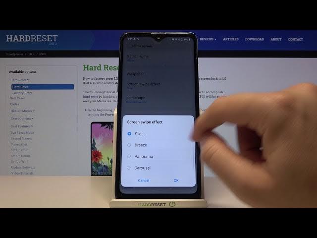 Video thumbnail for LG K50S and Personalization Settings - Change Home Screen Animation