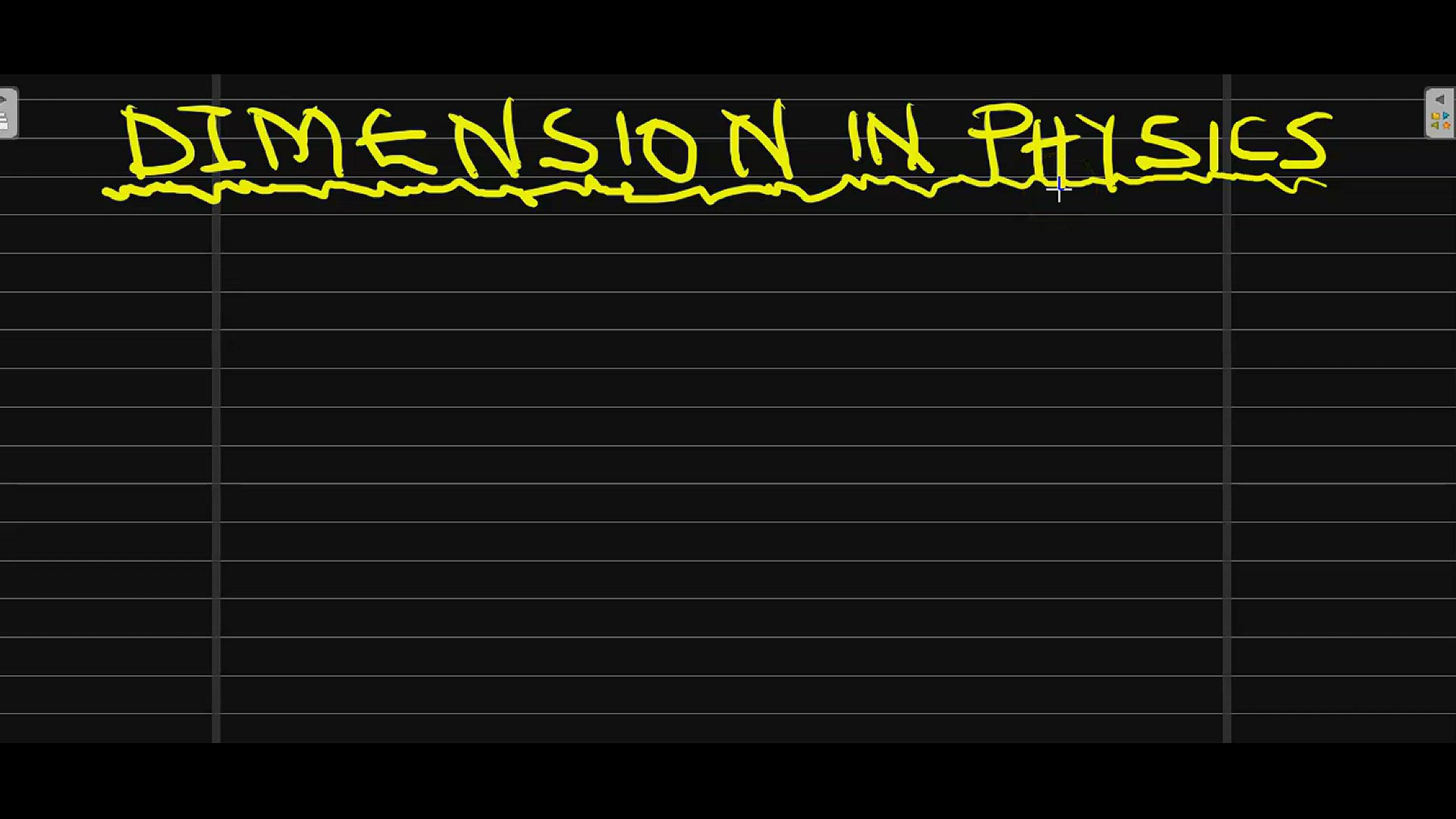 'Video thumbnail for Dimension in Physics'