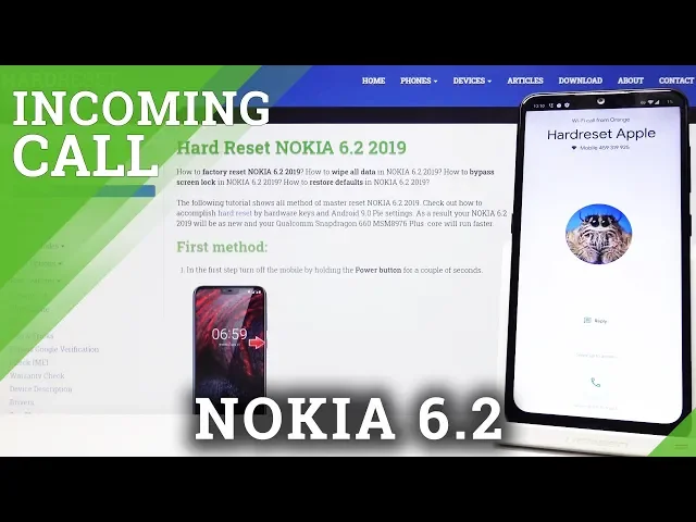 Video thumbnail for Incoming Call NOKIA 6.2 2019 - Dialer Presentation & Default Ringtone
