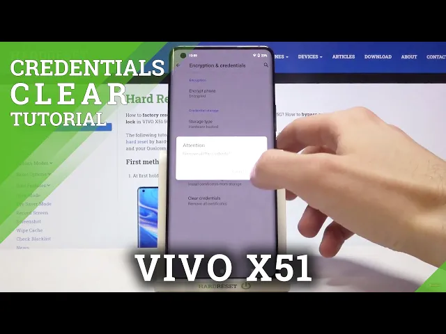 Video thumbnail for How to Clear Browsing Data in VIVO X51 5G – Clear History