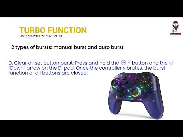 Video thumbnail for VOYEE S08 Wireless Controller | Comprehensive User Manual Guide