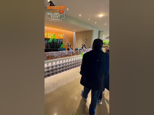 Video thumbnail for Amazon Office Halloween Tour 2025 | Haunted House Event with Family at Virginia HQ #teamamazon