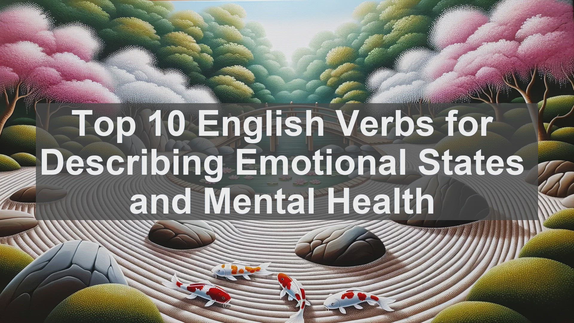 'Video thumbnail for Top 10 English Verbs for Describing Emotional States and Mental Health'