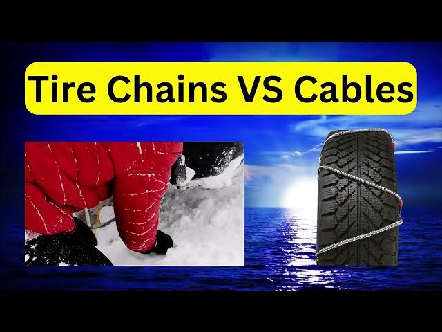 'Video thumbnail for Tire Chains VS Cables Reviews: The Snowy Showdown You Need to See'