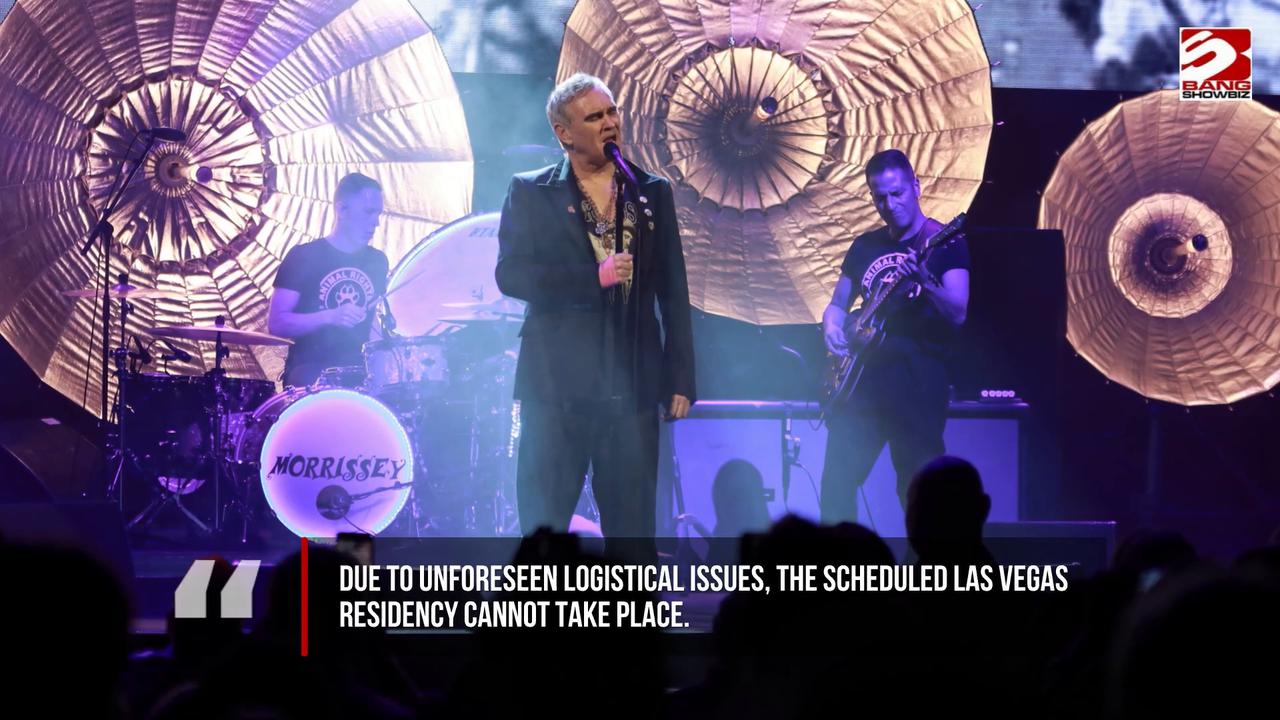 Video thumbnail for Morrissey cancels Las Vegas residency because of 'unforeseen logistical circumstances'