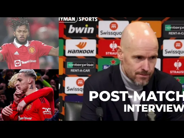 Video thumbnail for Brilliant Performance - Erik ten Hag reacts to Manchester United win over Barcelona