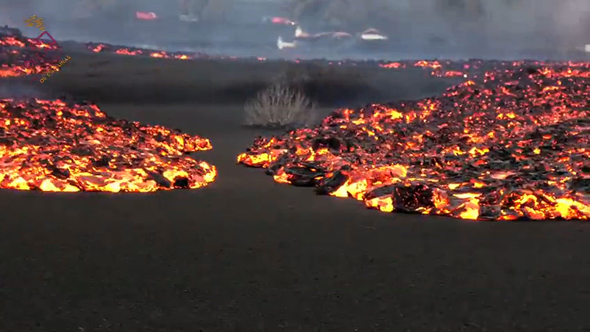'Video thumbnail for Neuer Lavastrom am 25. NOV 2021 - Vulkan La Palma'