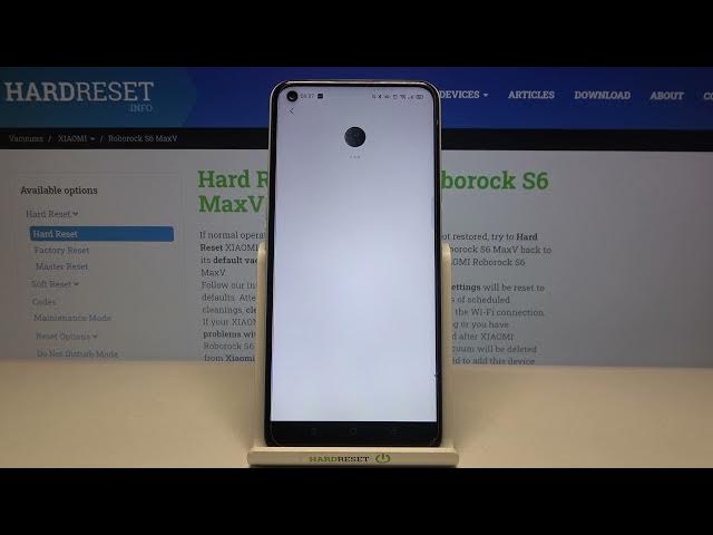 Video thumbnail for How to Send XIAOMI Roborock S6 MaxV Robot Vacuum Mop Back to Dock - Roboock Charging Station