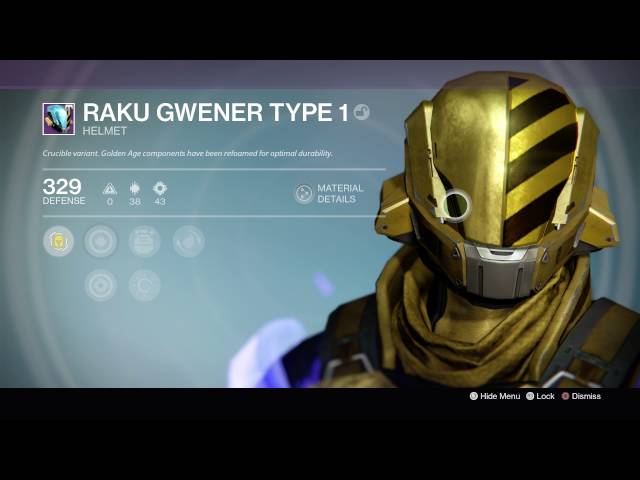 Video thumbnail for Destiny Rise of Iron - Lord Saladin (The Iron Tomb Acquired) Tyra Karn Raku Gwener Type 1 Helm