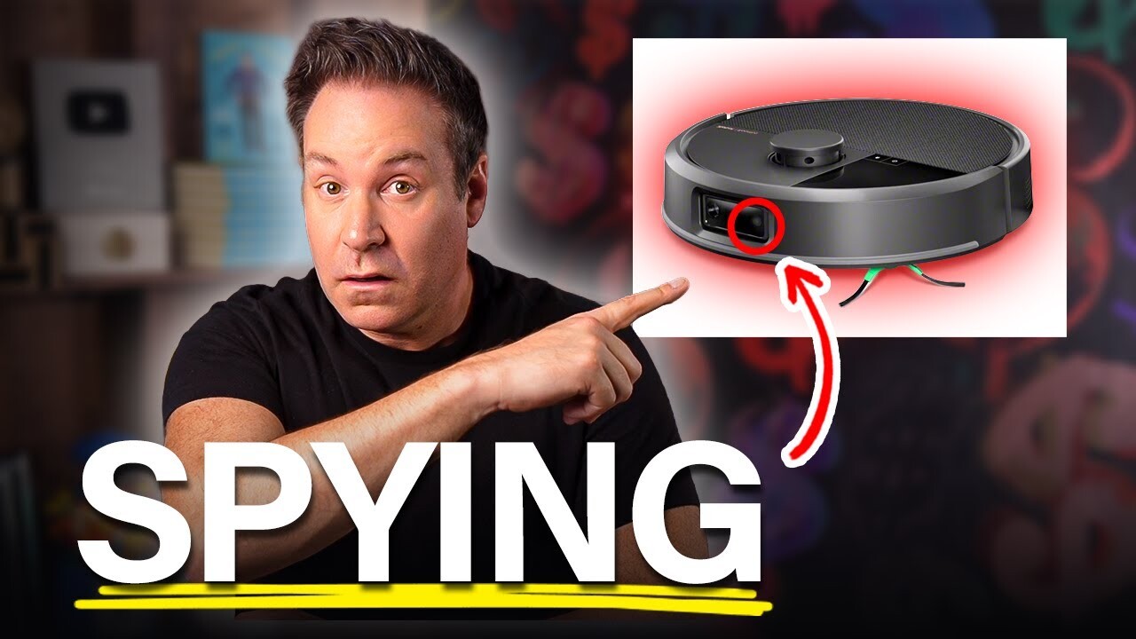 Video thumbnail for Your Robot Vacuum Is Taking Photos of You — And It Gets WORSE!
