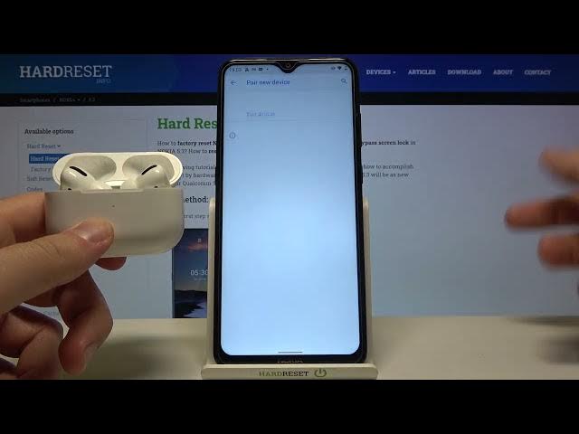 Video thumbnail for How to Connect AirPods With Nokia 5.3 - Pair AirPods
