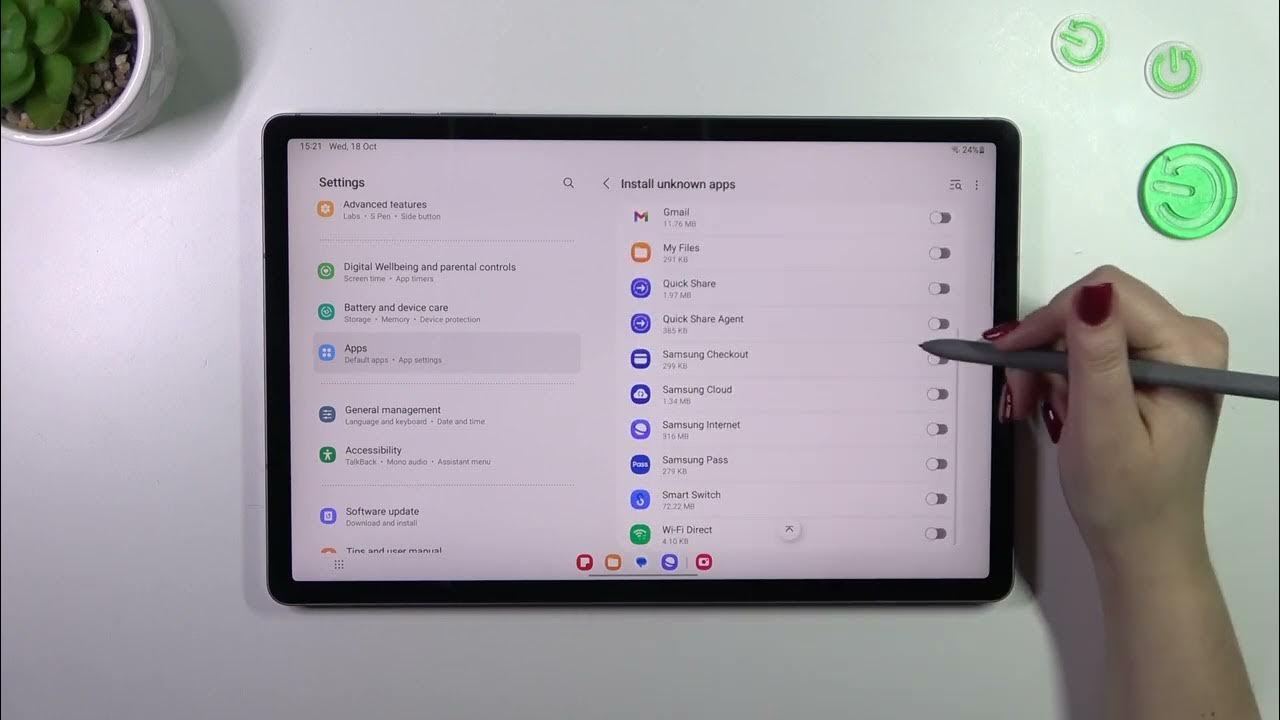Video thumbnail for How to Safely Allow Unknown Sources on Your SAMSUNG Galaxy Tab S9 Plus 5G