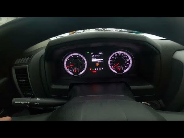 Video thumbnail for How to Find and Reset Average Fuel Consumption Dodge Ram 1500 II ( 2019 - now )