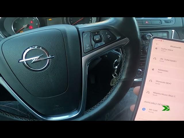 Video thumbnail for How to Pair Smartphone with System via Bluetooth in Opel Mokka I ( 2012 – 2019 ) - Play Music