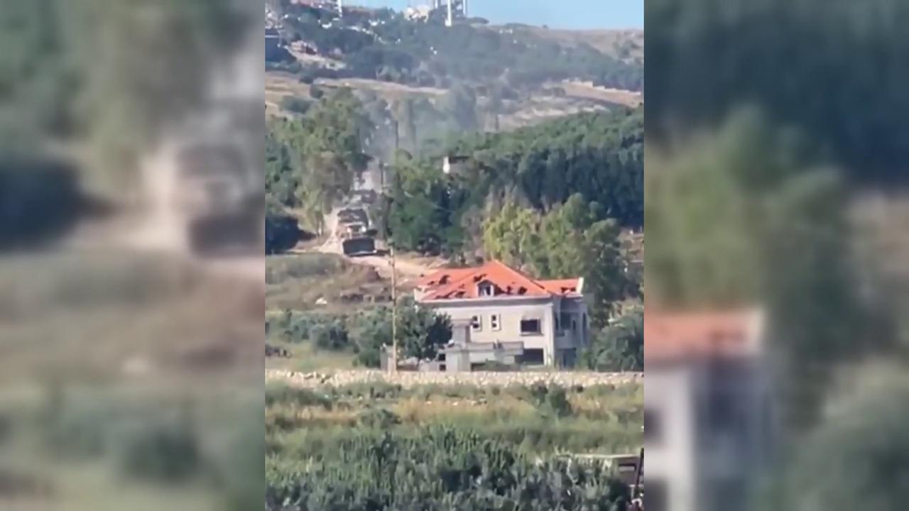 Video thumbnail for Lebanon: Israel Military Advance In Southern Lebanon.