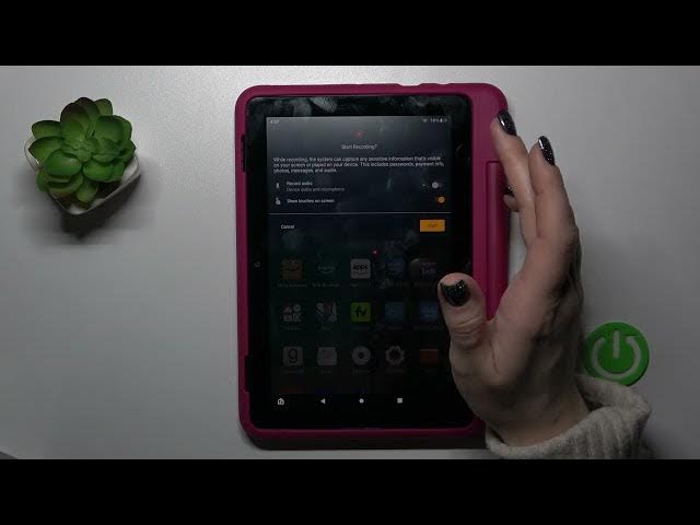 Video thumbnail for How to Switch On/Off Screen Touches in Screen Recording on AMAZON FIRE HD 8 KIDS PRO|Screen Touches