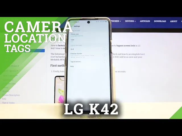 Video thumbnail for How to Set Camera Location Tags in LG K42 – Find Location Option