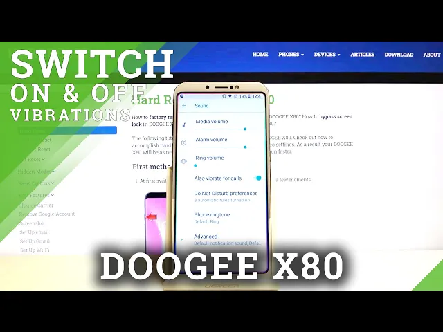 Video thumbnail for How to Manage Vibration Settings on DOOGEE X80 – Volume Options