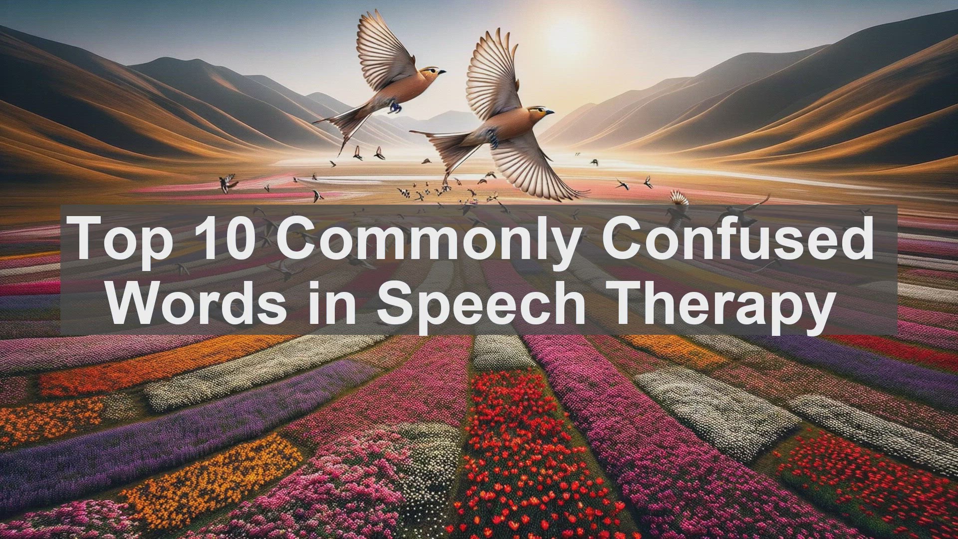 'Video thumbnail for Top 10 Commonly Confused Words in Speech Therapy'