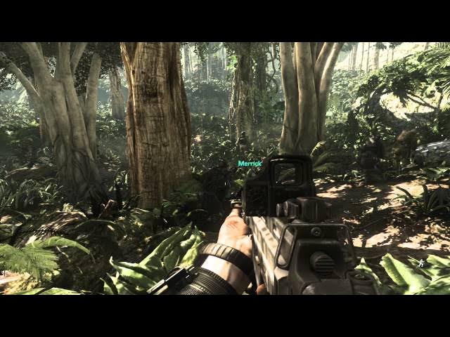 Video thumbnail for Call of Duty: Ghosts - The Hunted Trophy, Avoid Patrols, Rocket Launch & Waterfall Jump Sequence