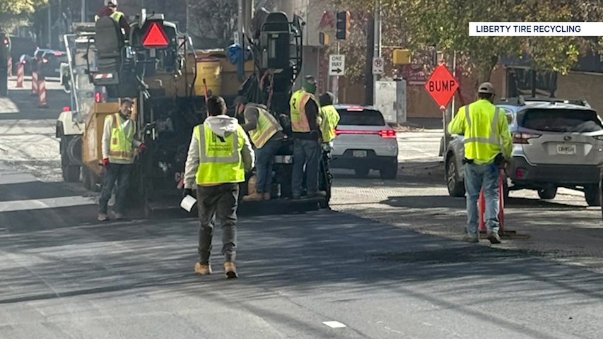 Video thumbnail for Rubber Meets the Road: Atlanta sees early success with rubber-modified asphalt; Material not being used on LI