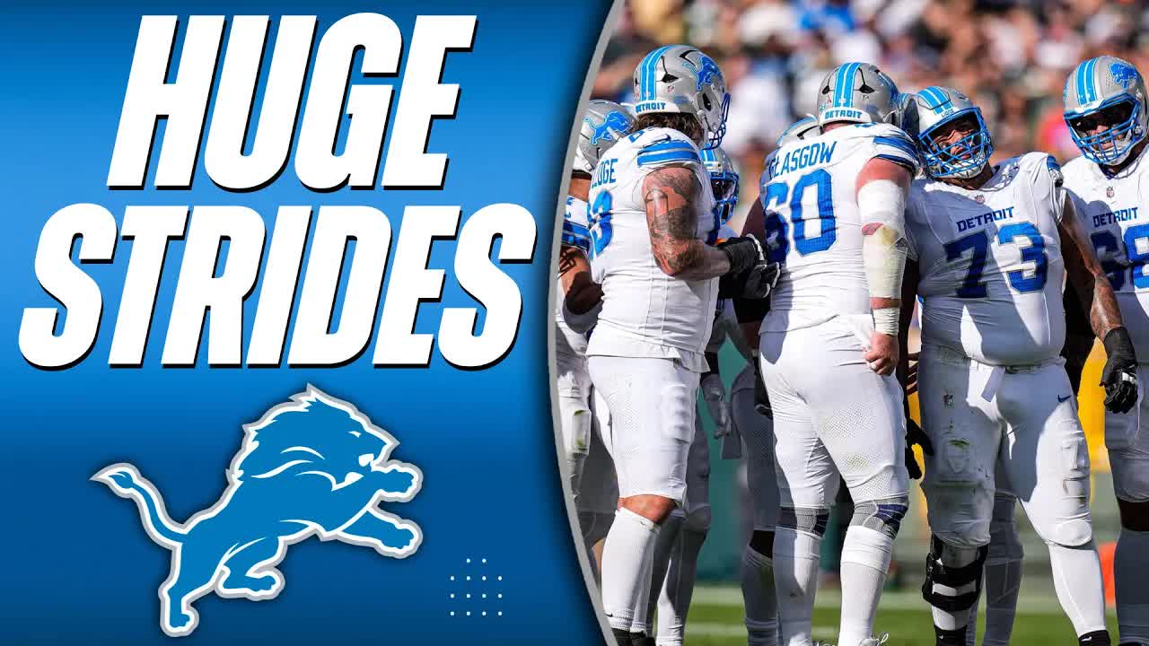 'Video thumbnail for a to z sports - detroit lions: offensive line improvement powering lions' hot streak'