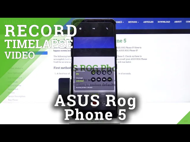 Video thumbnail for ASUS ROG Phone 5 – Change Speed of Time-Lapse Video