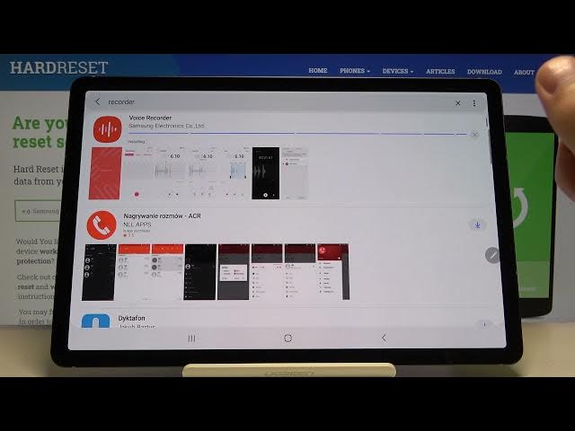 Video thumbnail for How to Record Sounds on Samsung Galaxy Tab S6 – Use Voice Recorder