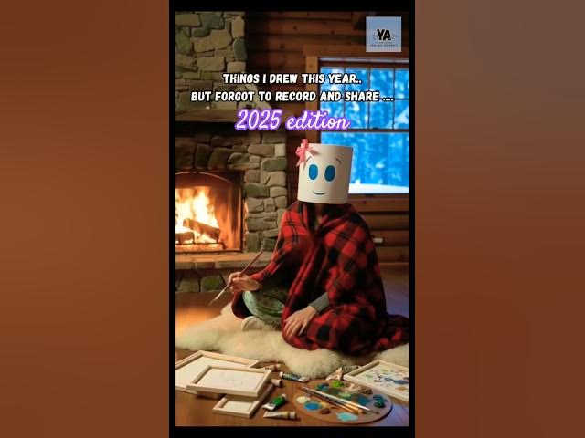 Video thumbnail for Unshared Artworks from This Year 🎨| Artist Journey || #2025 #art #newyear #artistlove #highschooler
